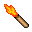 lit torch
