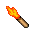lit torch