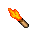 lit torch